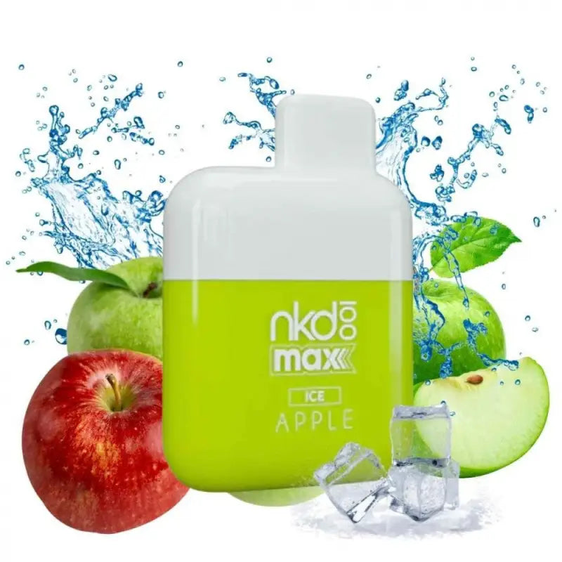 Naked Max 100 Apple Ice 5% Disposable 4500 Puffs