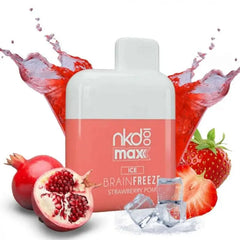 Naked Max 100 Strawberry Pom Ice Disposable Vape 4500 Puffs 5% Nicotine