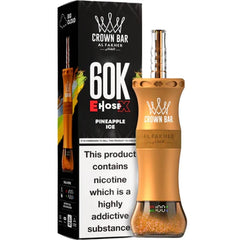 AL FAKHER CLOUD X EHOSE 60K CROWN BAR DISPOSABLE 6MG - PINEAPPLE ICE