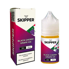 BLACK CHERRY GRAPE ICE 30ML - SKIPPER LIQUID