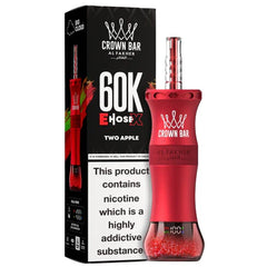 AL FAKHER CLOUD X EHOSE 60K CROWN BAR DISPOSABLE 6MG - TWO APPLE