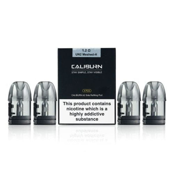 Uwell Caliburn A2S Replacement Pod 2ml 1.2 Ohms – Pack of 4