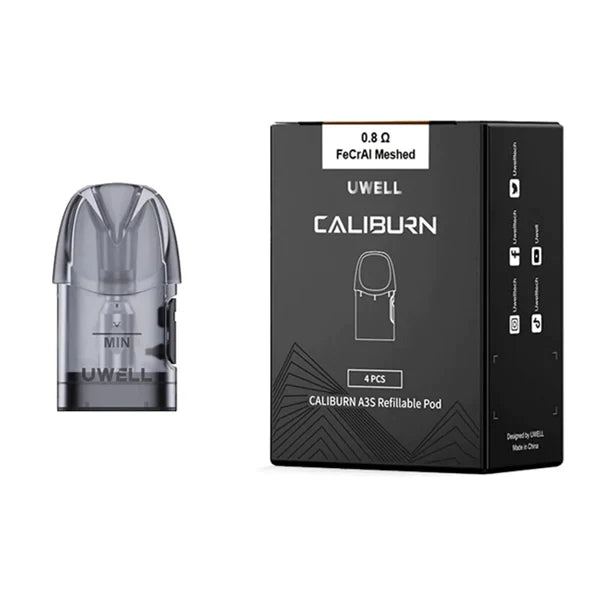 Uwell Caliburn A3S Refillable Pod 0.8Ω