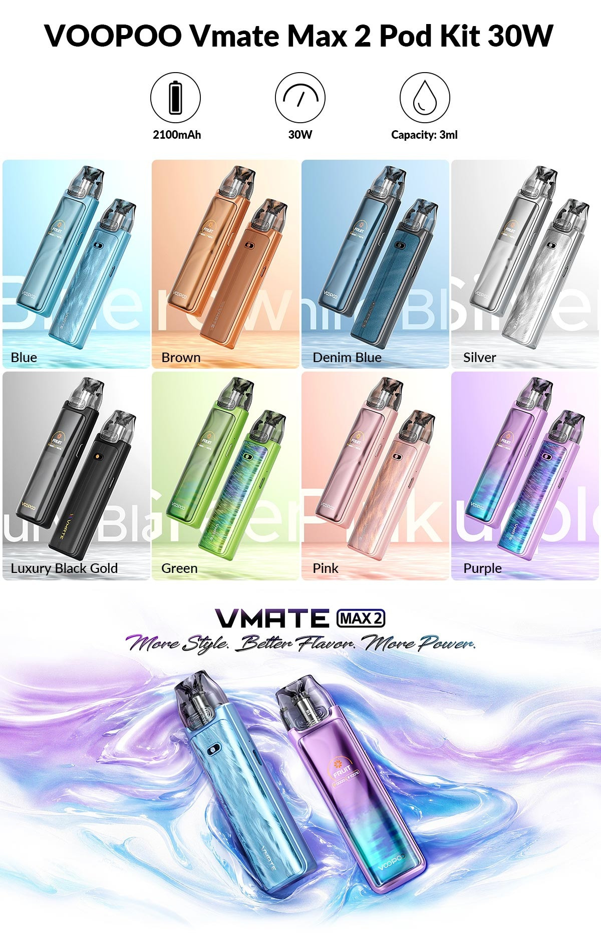 Voopoo VMATE Max 2 Pod Kit 30W