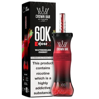 AL FAKHER CLOUD X EHOSE 60K CROWN BAR DISPOSABLE 6MG - WATERMELON CHERRY
