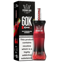 AL FAKHER CLOUD X EHOSE 60K CROWN BAR DISPOSABLE 6MG - WATERMELON CHERRY