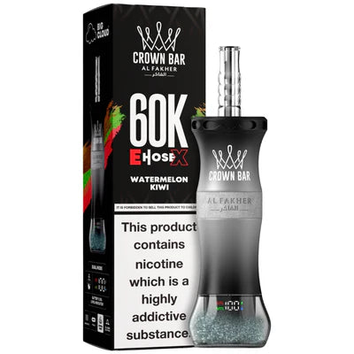 AL FAKHER CLOUD X EHOSE 60K CROWN BAR DISPOSABLE 6MG - WATERMELON KIWI