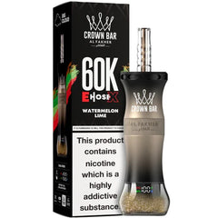 AL FAKHER CLOUD X EHOSE 60K CROWN BAR DISPOSABLE 6MG - WATERMELON LIME