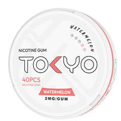 WATERMELON 2MG - TOKYO NICOTINE GUM 2MG 40PC PACK