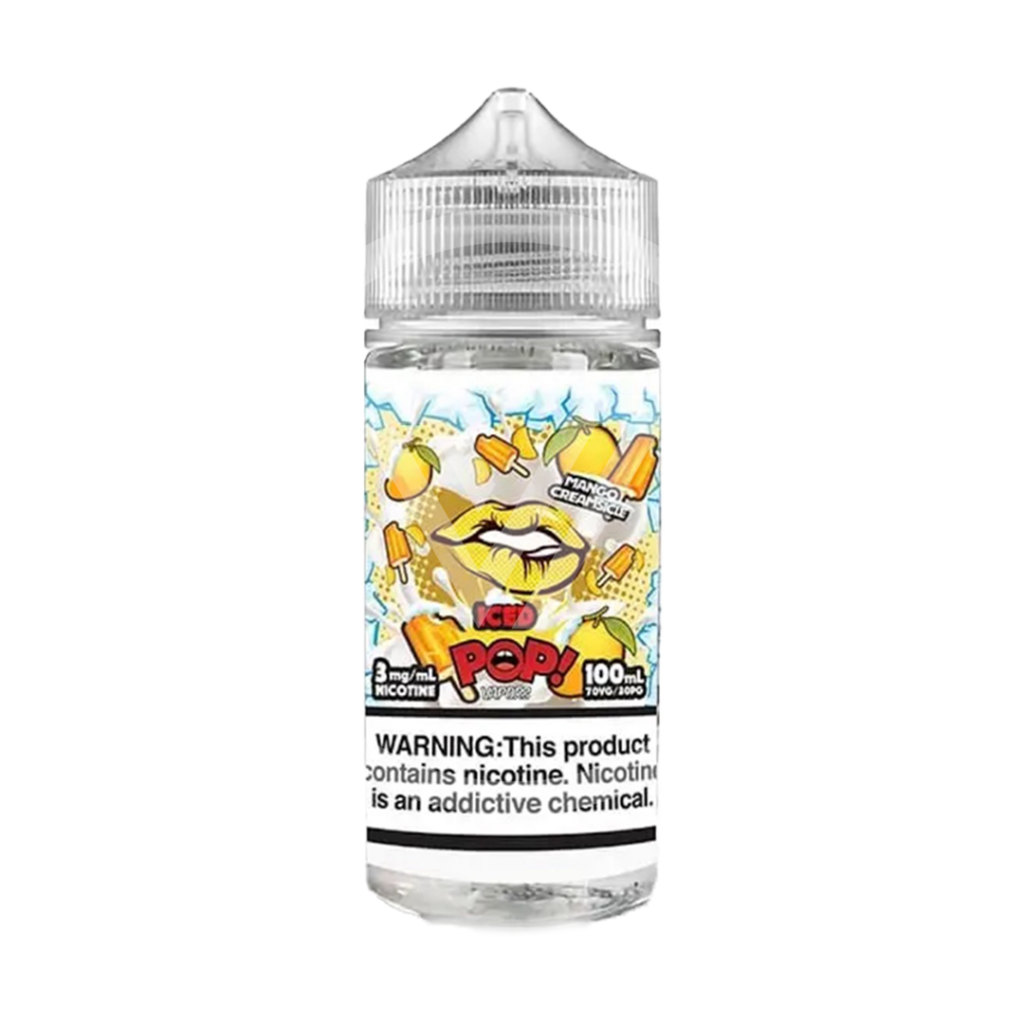 Pop Vapors Iced Mango Creamsicle 3mg 100ml (Short Expiry)