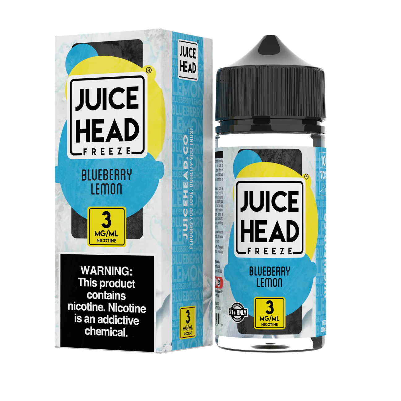 BLUEBERRY LEMON ICE 100ML - JUICE HEAD EXTRA FREEZE