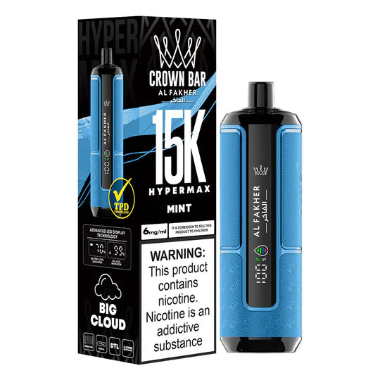 Al Fakher Crown Bar Mint Disposable 15000 Puff 6mg