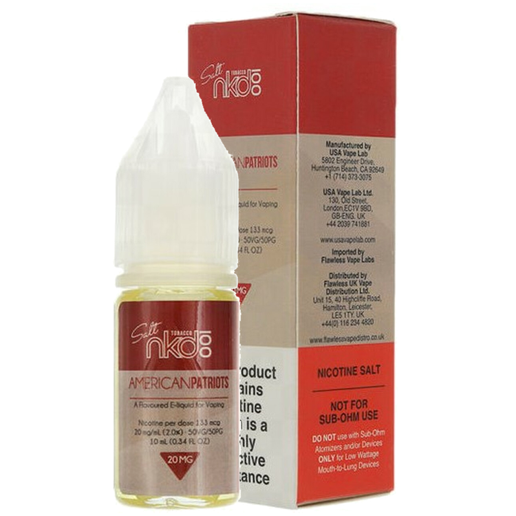 Naked 100 American Patriot 5mg 10ml (Short Expiry)