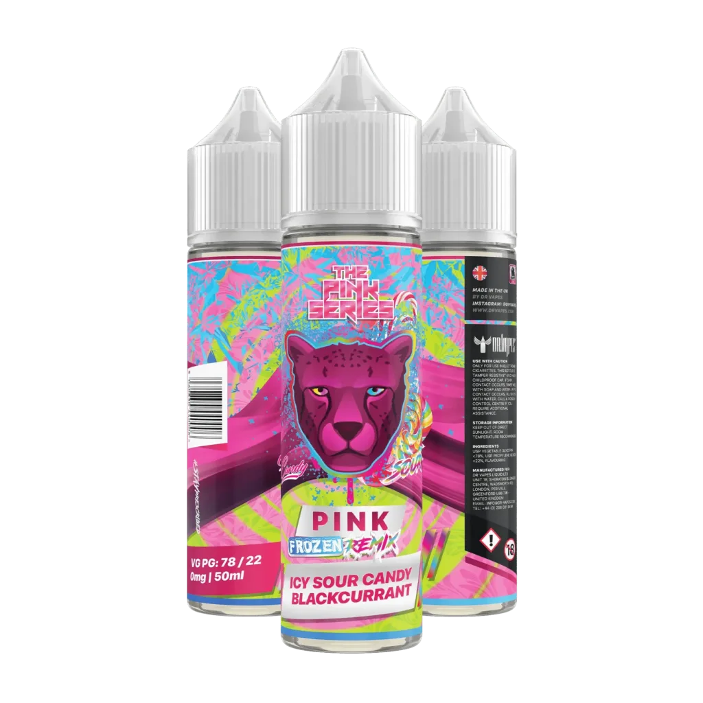 Dr Vapes Pink Panther Frozen Remix 60ml 12mg/6mg