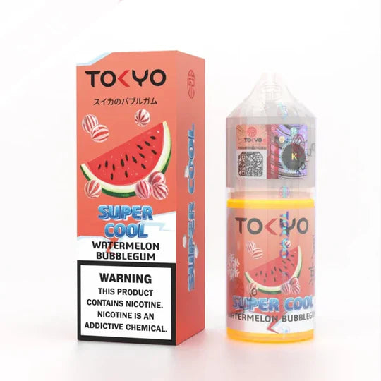 Tokyo Super Cool Watermelon Bubblegum 30ml (60mg 35mg)