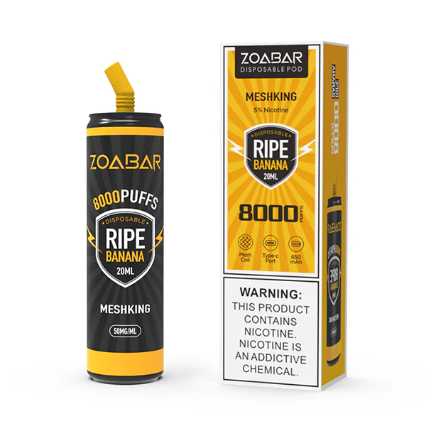 Zoabar Disposable 8000puff 5% (No exchange No Return)