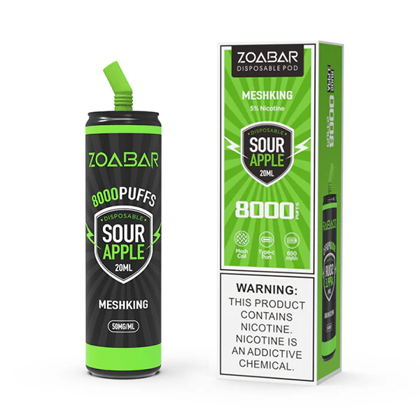Zoabar Disposable 8000puff 5% (No exchange No Return)
