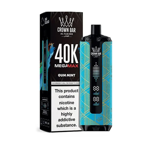 Al Fakher Mega max Gum mint Disposable 40kPuff 6mg