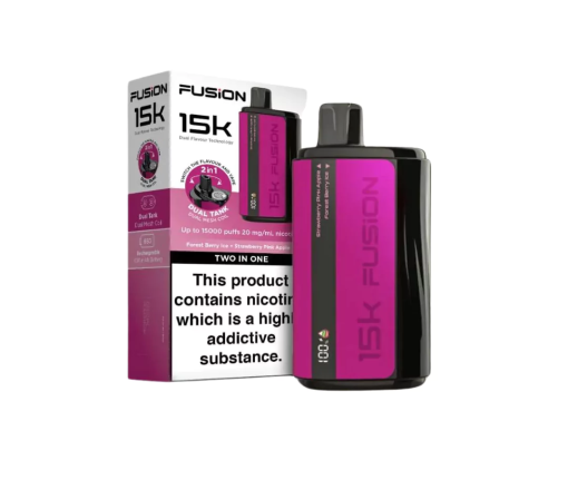 FOREST BERRY ICE + STRAWBERRY PINK APPLE - IVG FUSION 2 IN 1 DISPOSABLE 15000 PUFFS 20MG