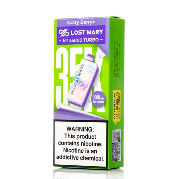 Blueberry Raspberry Ice 50mg - Lost Mary Disposable MT35000